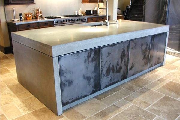 MK House Counter Custom 4in Block Stone
