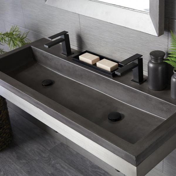 Trough Slate Concrete Bathroom Slate Sink